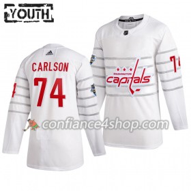 Adidas Maillot de Hockey Washington Capitals John Carlson 74 Blanc 2020 NHL All-Star Authentic - Enfant